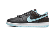 Nike Dunk Low SE Barber Shop Black czarny-biały - widok główny z boku | Saturaise.com