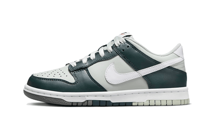 Nike Dunk Low Split Deep Jungle czarny-biały - widok główny z boku | Saturaise.com