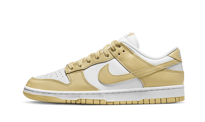 Nike Dunk Low Team Gold biały-czerwony - widok główny z boku | Saturaise.com