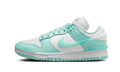 Nike Dunk Low Twist Jade Ice biały-niebieski - widok główny z boku | Saturaise.com
