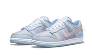 Kup oryginalne Dunk Low Union Passport Pack Argon DJ9649-400 - widok z drugiego boku - Sneakersy