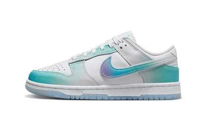 Nike Dunk Low Unlock Your Space biały-niebieski - widok główny z boku | Saturaise.com