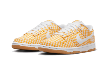 Kup oryginalne Dunk Low Yellow Gingham DZ2777-700 - widok z drugiego boku - Sneakersy