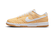 Nike Dunk Low Yellow Gingham biały-czerwony - widok główny z boku | Saturaise.com