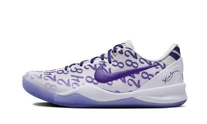 Nike Kobe 8 Protro Court Purple fioletowo-biały - widok główny z boku | Saturaise.com