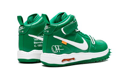 Off-White Air Force 1 Mid SP Pine Green - widok z przodu - Rozmiary XS-XXL