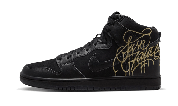 SB Dunk High FAUST Black Gold