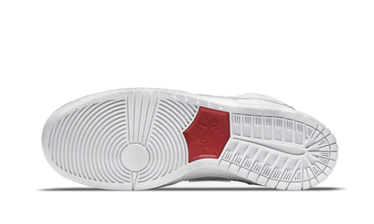 Buty Yeezy SB Dunk High Oski Great White Shark - widok z przodu - Rozmiary EU