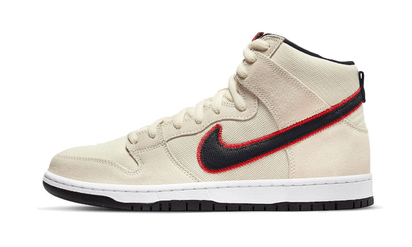 Nike SB Dunk High San Francisco Giants czarny-pomarańczowy - widok główny z boku | Saturaise.com