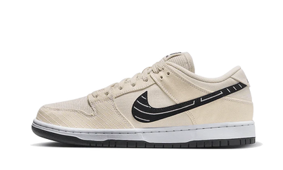 Nike SB Dunk Low Albino & Preto czarny-biały - widok główny z boku | Saturaise.com