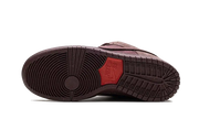 100% Oryginalne Nike SB Dunk Low City Of Love Burgundy Crush - widok z tyłu - 655.00 PLN