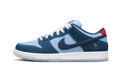 Nike SB Dunk Low Pro Why So Sad? niebieski - widok główny z boku | Saturaise.com