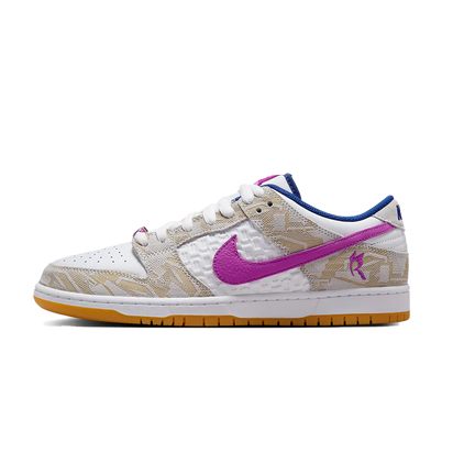 Nike SB Dunk Low Rayssa Leal czarno-niebieski - widok główny z boku | Saturaise.com