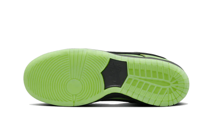 Buty Nike SB Dunk Low The Powerpuff Girls Buttercup - widok z przodu - Rozmiary EU