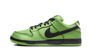 Nike SB Dunk Low The Powerpuff Girls Buttercup czarny-zielony - widok główny z boku | Saturaise.com