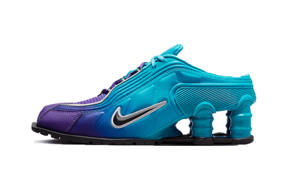 Nike Shox MR4 Martine Rose Scuba Blue czarny-niebieski - widok główny z boku | Saturaise.com