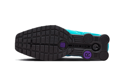 Buty Nike Shox MR4 Martine Rose Scuba Blue - widok z przodu - Rozmiary EU