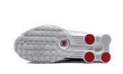 100% Oryginalne Shox R4 White Metallic Silver - widok z tyłu - 925.00 PLN