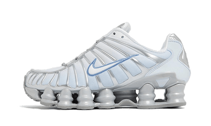 Nike Shox TL Grey Light Blue biały-niebieski - widok główny z boku | Saturaise.com