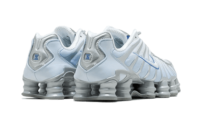 Buty Nike Shox TL Grey Light Blue - widok z przodu - Rozmiary EU