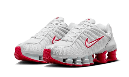 Kup oryginalne Shox TL Platinum Tint Gym Red - widok z drugiego boku - Sneakersy