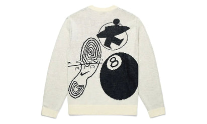 Nike x Stussy Knit Sweater Natural - widok z drugiego boku - Premium Quality