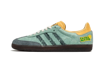 Adidas Adidas Samba Consortium Cup Extra Butter niebieski-zielony - widok główny z boku | Saturaise.com