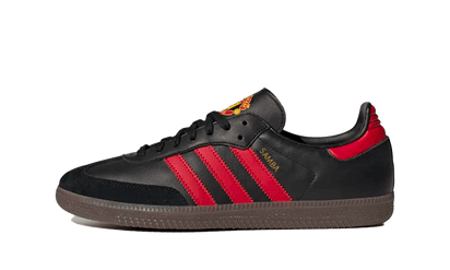 Adidas Samba Manchester czarny-czerwony - widok główny z boku | Saturaise.com