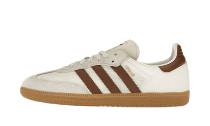Adidas Samba OG Cream White Preloved Brown biały-brązowy - widok główny z boku | Saturaise.com
