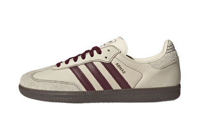 Adidas Samba OG Wonder White Maroon biały-szary - widok główny z boku | Saturaise.com