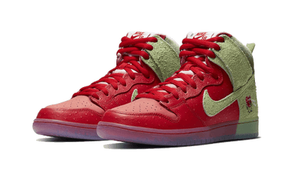 Kup oryginalne SB Dunk High Pro QS Strawberry Cough - widok z drugiego boku - Sneakersy