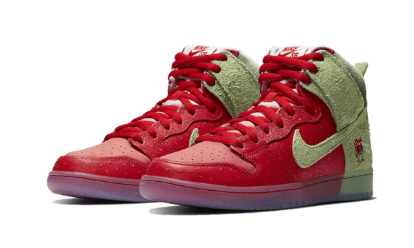 SB Dunk High Pro QS Strawberry Cough - Kup oryginalne SB Dunk High Pro QS Strawberry Cough - widok z drugiego boku - Sneakersy