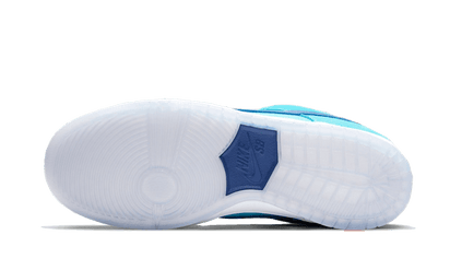 Buty Yeezy SB Dunk Low Blue Fury - widok z przodu - Rozmiary EU