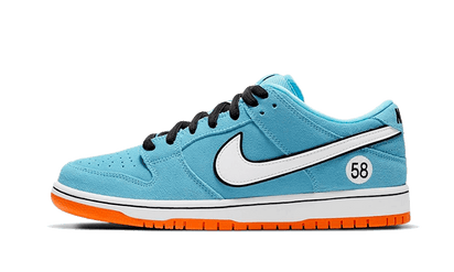 Yeezy SB Dunk Low Club 58 Gulf czarny-biały - widok główny z boku | Saturaise.com
