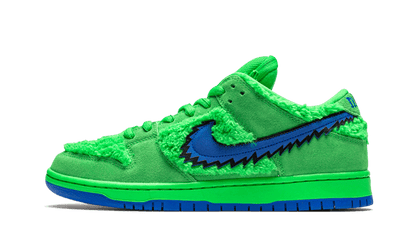 Yeezy SB Dunk Low Grateful Dead Bears Green zielony-żółty - widok główny z boku | Saturaise.com