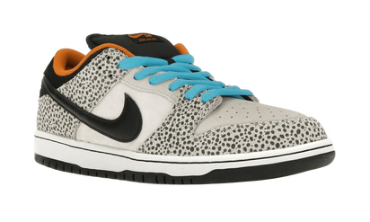 Buty Yeezy Nike SB Dunk Low Electric Pack Olympic "Safari" - widok z przodu - Rozmiary EU