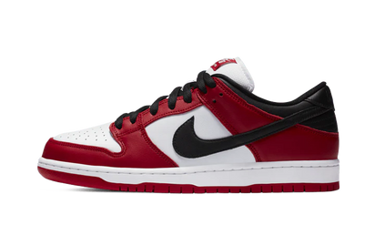 Nike SB Dunk Low Pro Chicago biało-czerwony - widok główny z boku | Saturaise.com