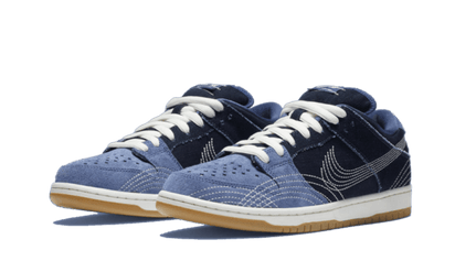 Kup oryginalne SB Dunk Low Sashiko CV0316-400 - widok z drugiego boku - Sneakersy