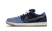 Nike SB Dunk Low Sashiko biały-niebieski - widok główny z boku | Saturaise.com