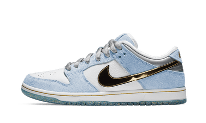 Nike SB Dunk Low Sean Cliver biały-czerwony - widok główny z boku | Saturaise.com