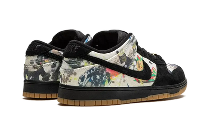 Buty Nike SB Dunk Low Supreme Rammellzee - widok z przodu - Rozmiary EU