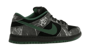 Kup oryginalne There Skateboards x Nike SB Dunk Low "Black" HF7743-001 - widok w pudełku - Sneakersy