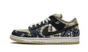 Nike Travis Scott x Nike Dunk Low Premium QS SB "Cactus Jack" brązowo-biały - widok główny z boku | Saturaise.com