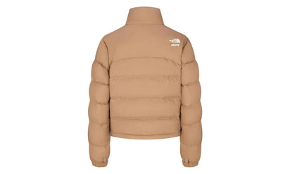 SKIMS x TNF 2000 Retro Nuptse Jacket Ochre - widok z drugiego boku - Premium Quality