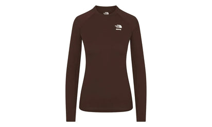 The North Face SKIMS x TNF Dotknit Long Sleeve Top Coca niebiesko-biały - widok główny z boku | Saturaise.com