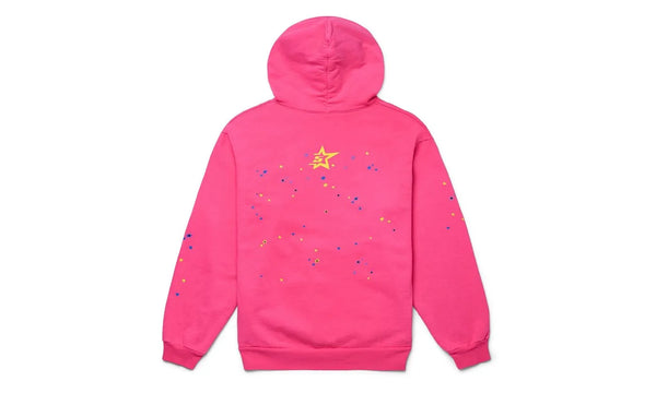 Sp5der P*NK V2 Hoodie Pink - Sp5der P*NK V2 Hoodie Pink - widok z drugiego boku - Premium Quality