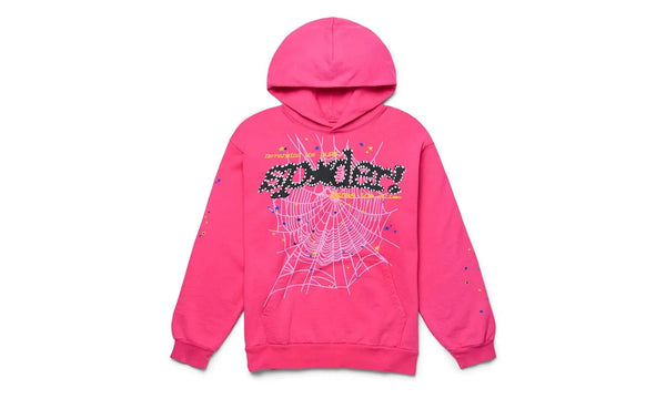Sp5der P*NK V2 Hoodie Pink