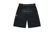 Spodenki Cargo Corteiz Alcatraz Triple Black