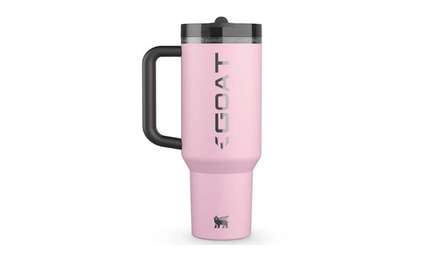 Stanley x Leo Messi The GOAT Collection Protour Flip Straw Quencher 40oz Tumbler Messi GOAT Pink - Kup oryginalne Stanley x Leo Messi The GOAT Collection Protour Flip Straw Quencher 40oz Tumbler Messi GOAT Pink - widok z dru