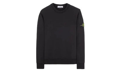 Stone Island Stone Island Crewneck Sweatshirt Black - widok główny z boku - Streetwear